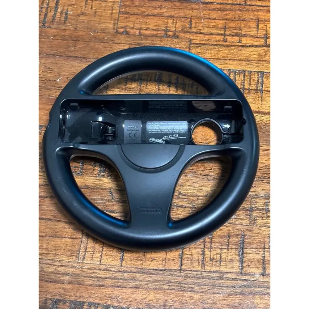 OEM Nintendo Wii Mario Kart Black Steering Wheel Controllers RVL-024